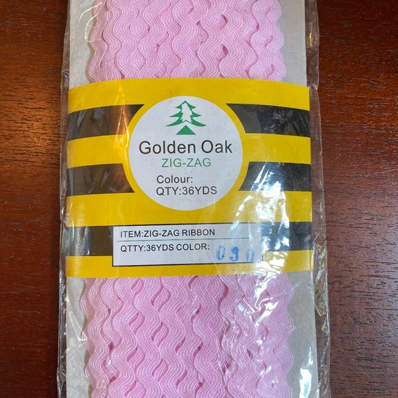 Soft Pink 6mm Ric Rac Trim - Picture 1 of 2